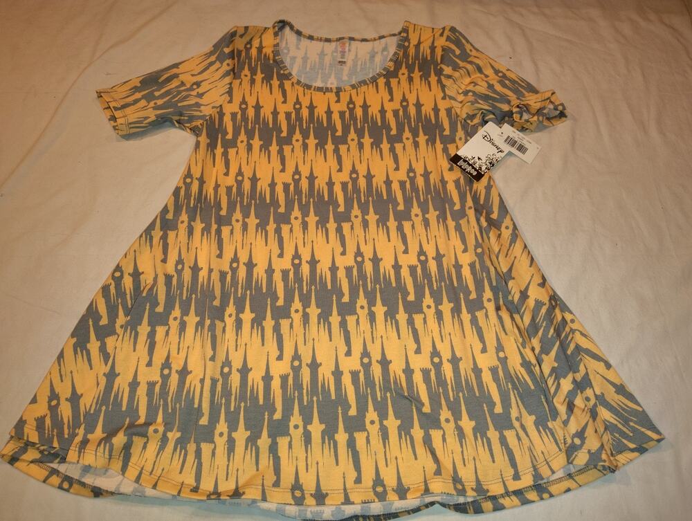 LuLaRoe Perfect T Short Sleeve Shirt Top Xtra Small NWT XS Cinderella Disney NEW